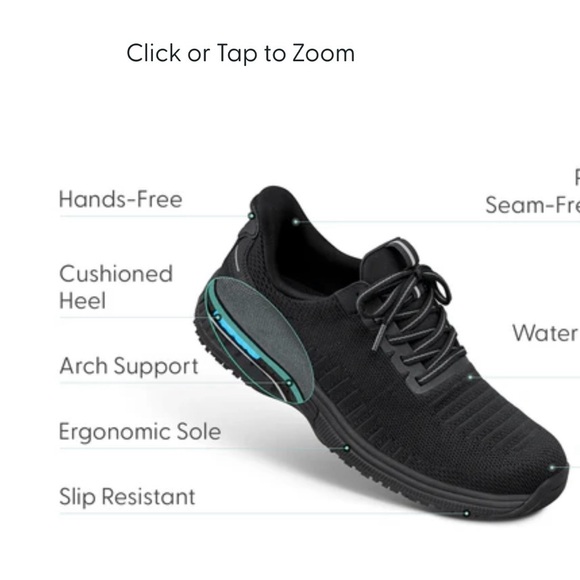 Black Athletic Sneakers - Picture 2 of 9